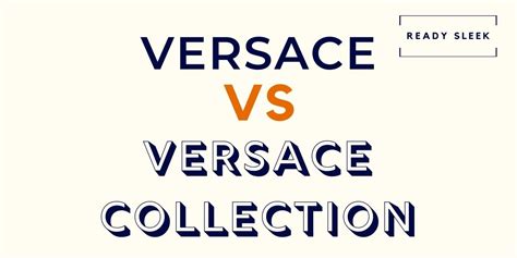 whats the difference between versus versace and versace